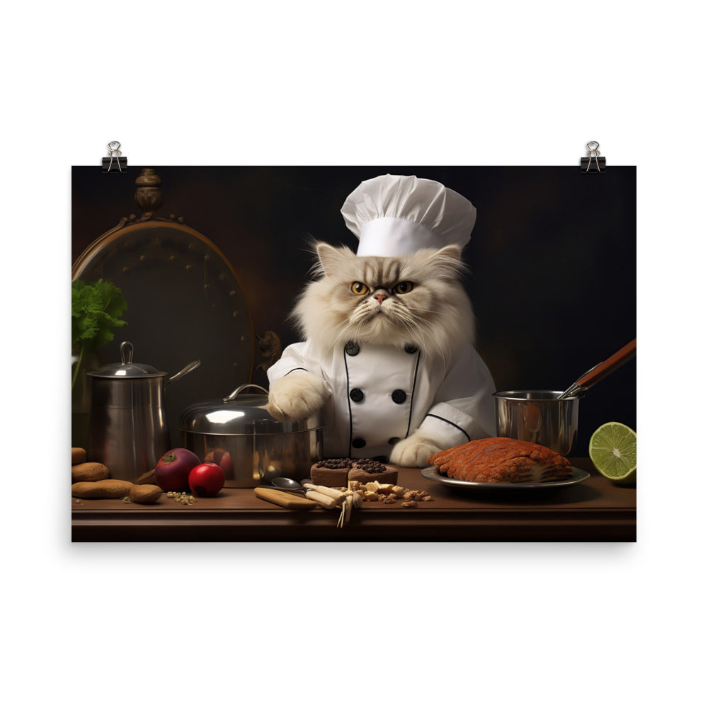 Persian Chef Photo paper poster - PosterfyAI.com