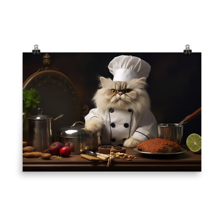 Persian Chef Photo paper poster - PosterfyAI.com