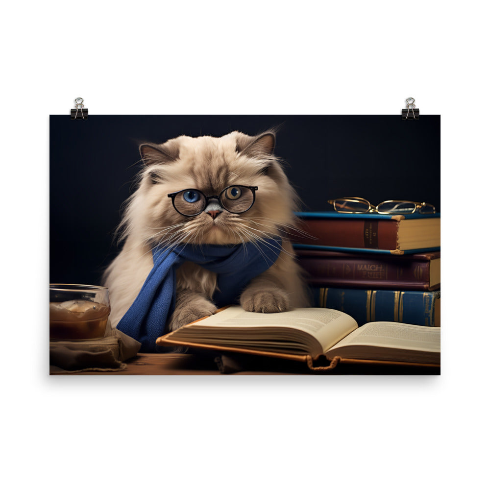 Himalayan Student Photo paper poster - PosterfyAI.com