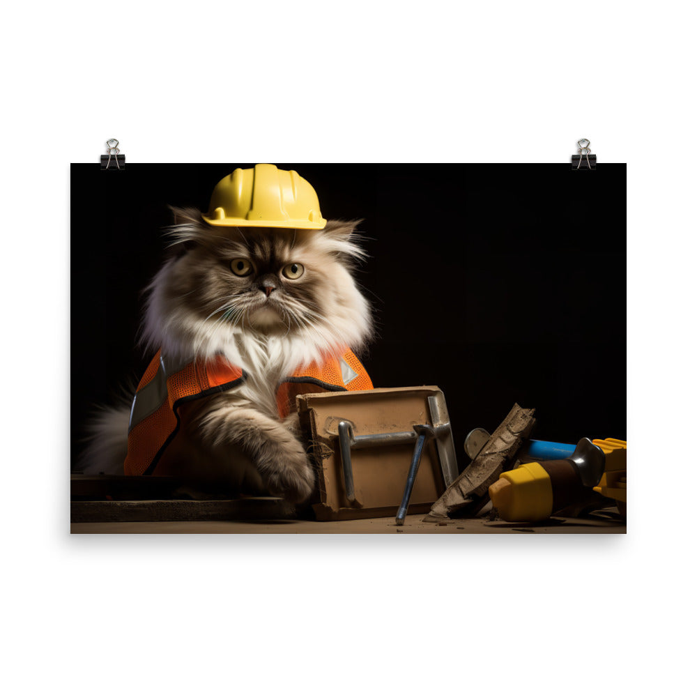 Himalayan Contractor Photo paper poster - PosterfyAI.com
