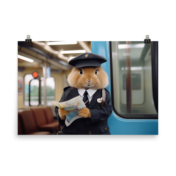 Lionhead Transit Operator Photo paper poster - PosterfyAI.com