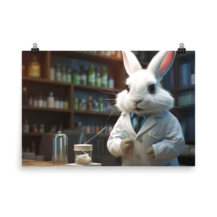 Lionhead Pharmacist Photo paper poster - PosterfyAI.com