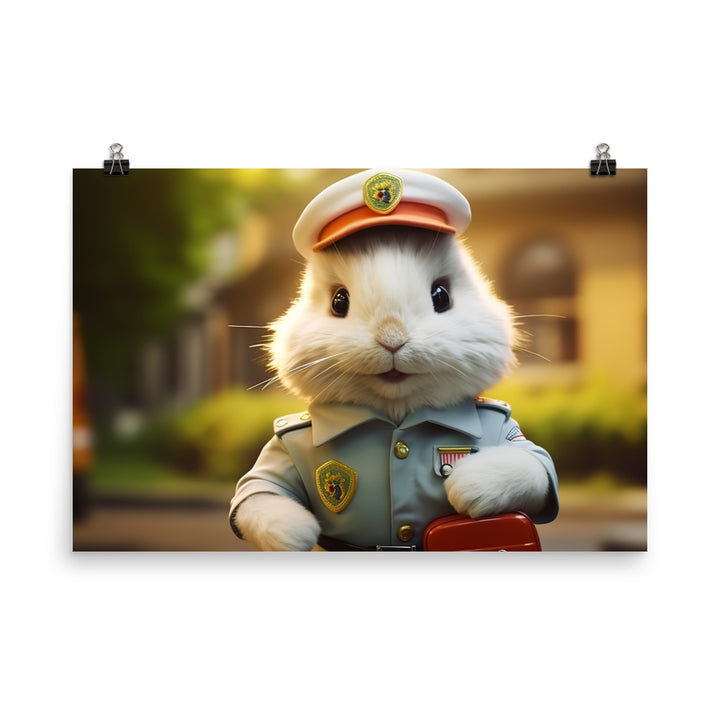 Lionhead Paramedic Photo paper poster - PosterfyAI.com