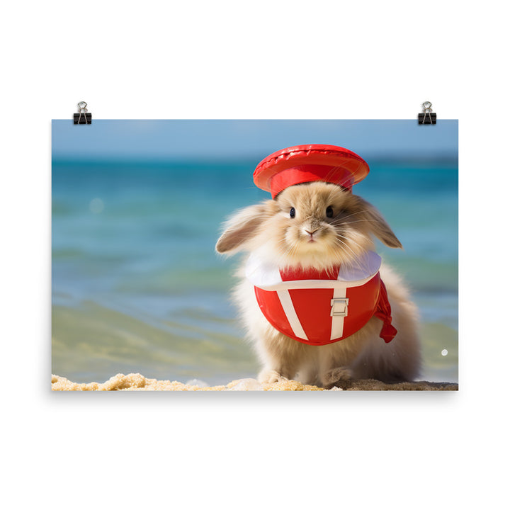 Lionhead Lifeguard Photo paper poster - PosterfyAI.com