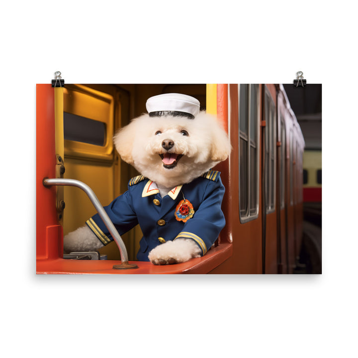 Poodle Transit Operator Photo paper poster - PosterfyAI.com