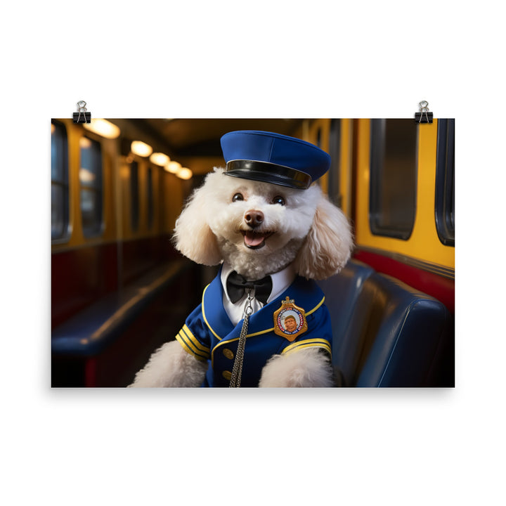 Poodle Transit Operator Photo paper poster - PosterfyAI.com