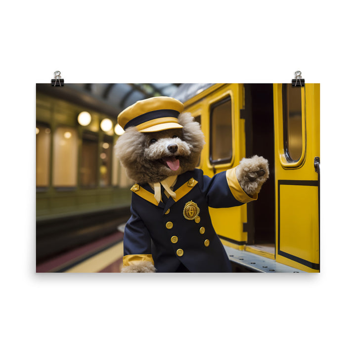 Poodle Transit Operator Photo paper poster - PosterfyAI.com