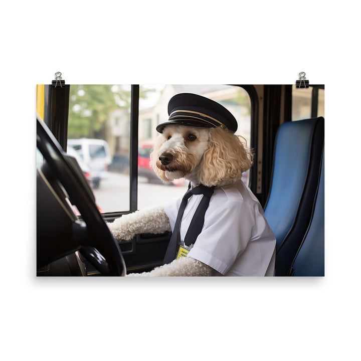 Poodle Transit Operator Photo paper poster - PosterfyAI.com