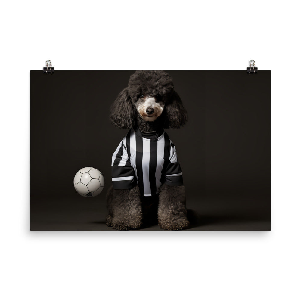 Poodle Referee Photo paper poster - PosterfyAI.com