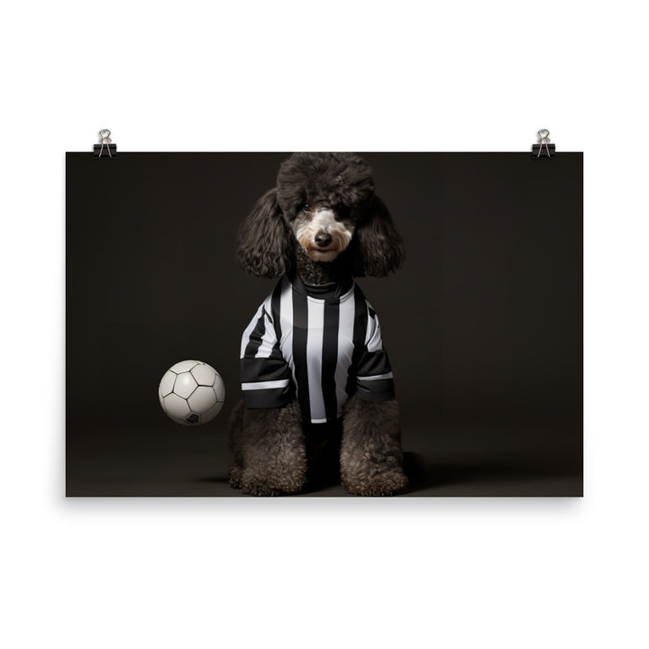 Poodle Referee Photo paper poster - PosterfyAI.com