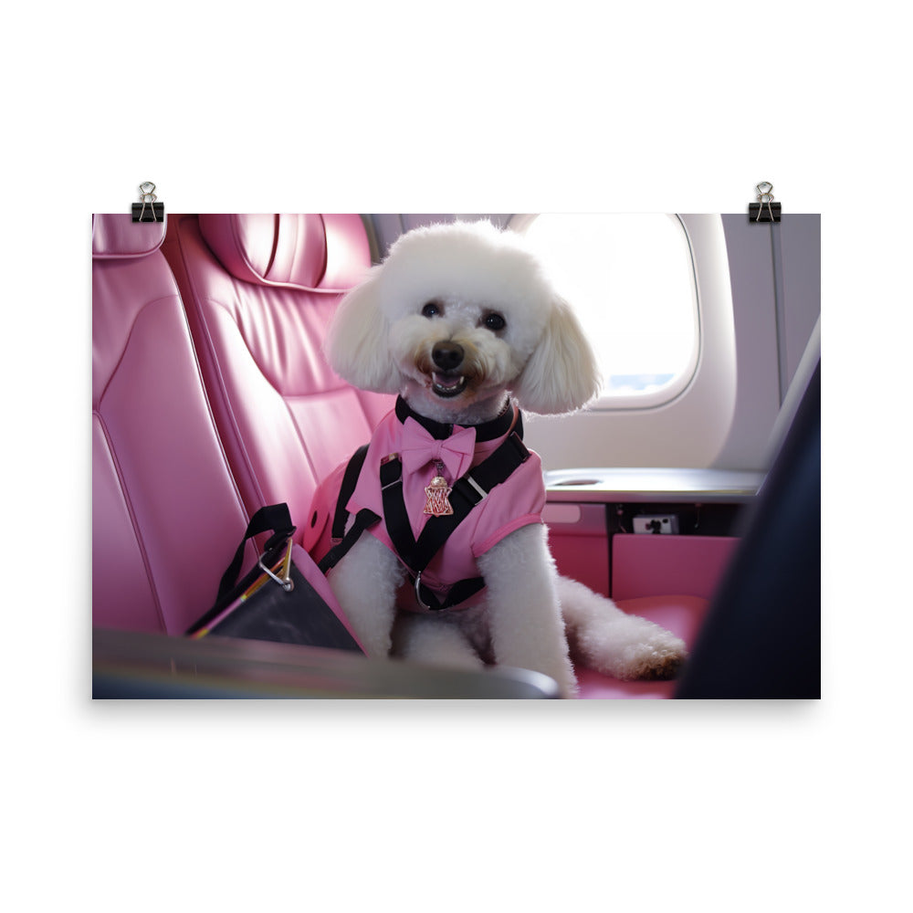 Poodle Cabin Crew Photo paper poster - PosterfyAI.com