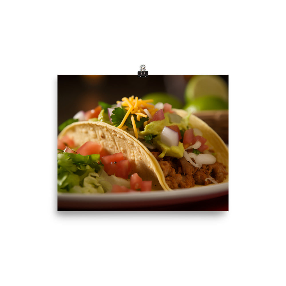 Taco Treat photo paper poster - Posterfy.AI