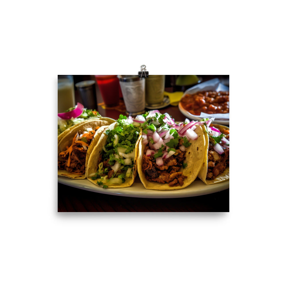 Taco Traditions photo paper poster - Posterfy.AI