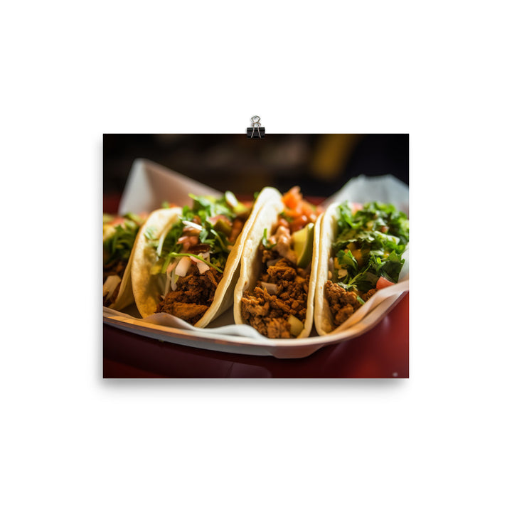 Taco Heaven photo paper poster - Posterfy.AI