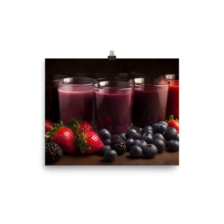 Berry Medley photo paper poster - Posterfy.AI