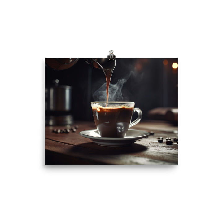 Rich and Robust Espresso photo paper poster - Posterfy.AI