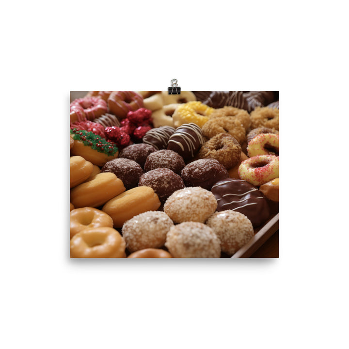 Assorted Pastries and Donut photo paper poster - Posterfy.AI