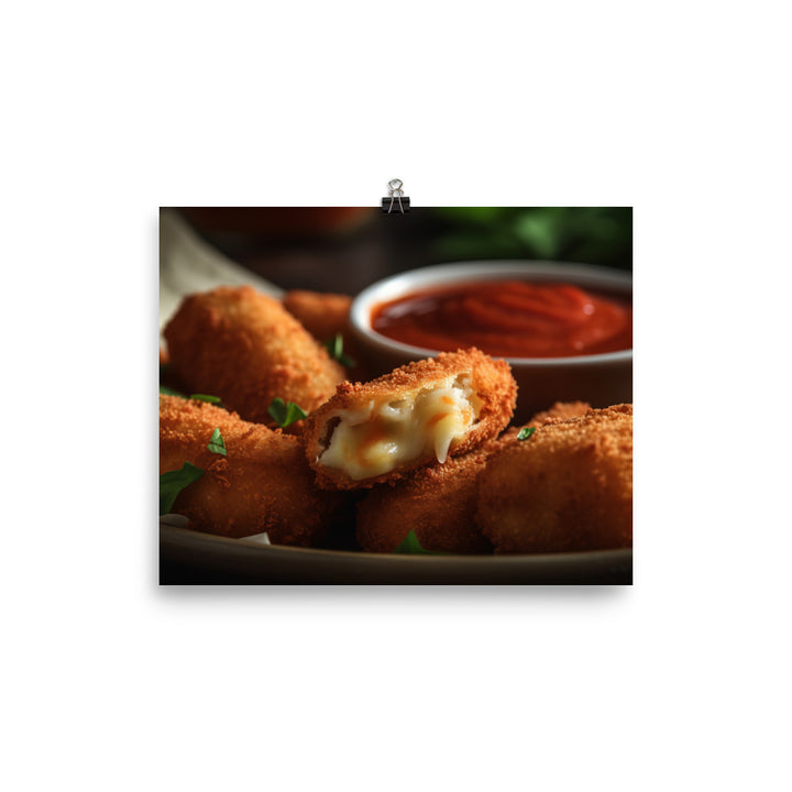 Mozzarella Sticks photo paper poster - Posterfy.AI