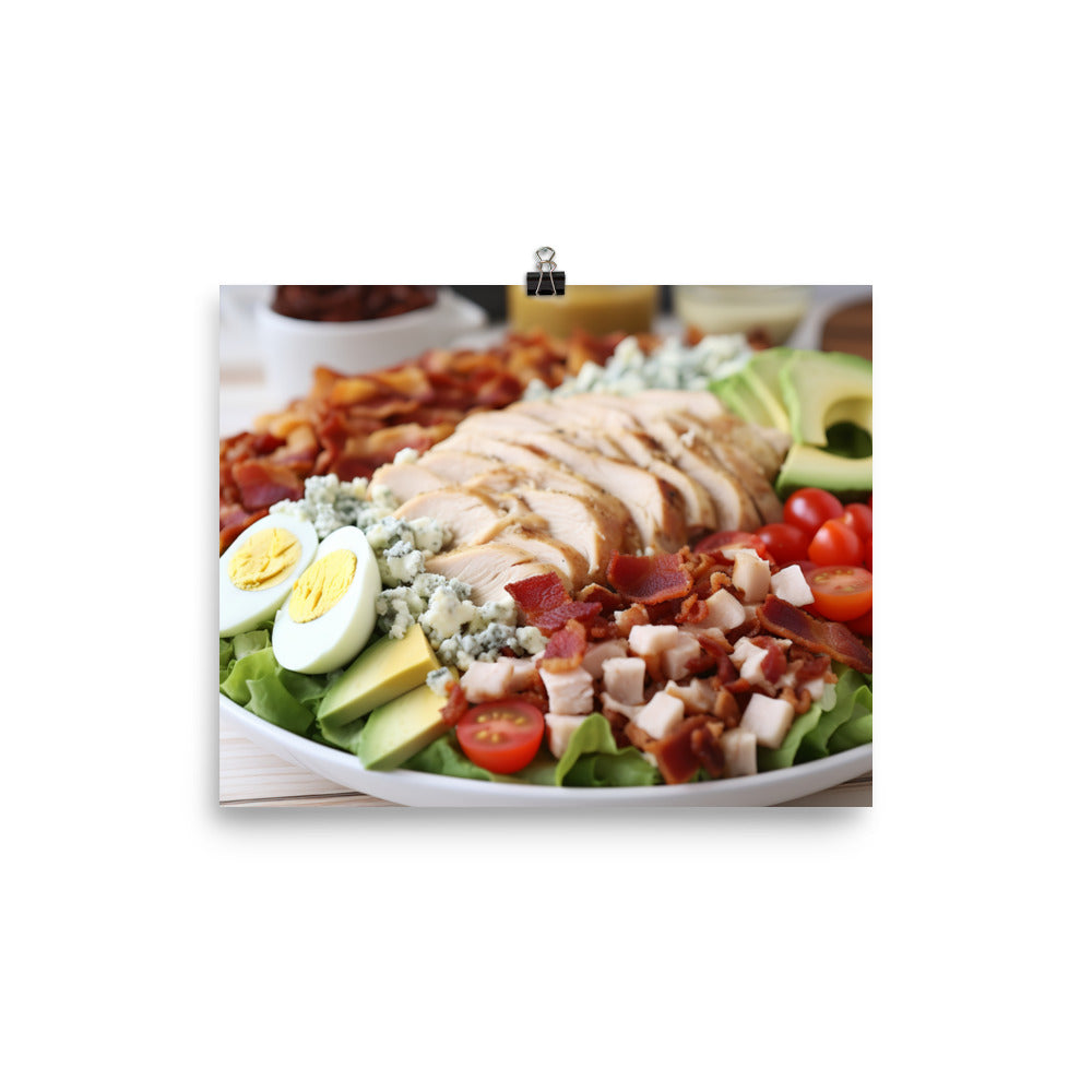 Delectable Cobb Salad photo paper poster - Posterfy.AI