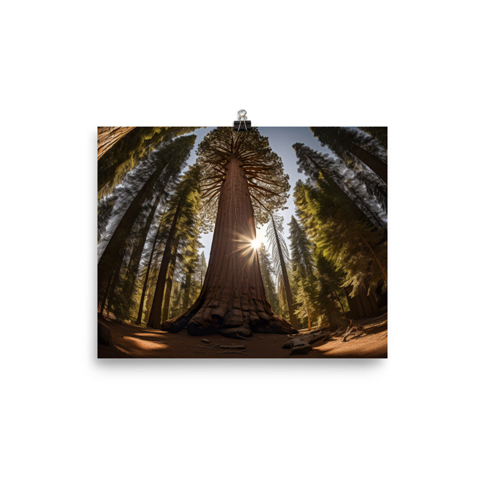 Yosemites Majestic Giants photo paper poster - Posterfy.AI