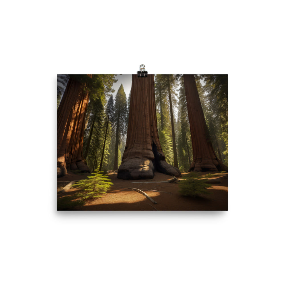 Yosemites Majestic Giants photo  paper poster - Posterfy.AI