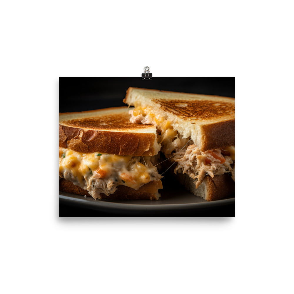 The Ultimate Tuna Melt photo paper poster - Posterfy.AI