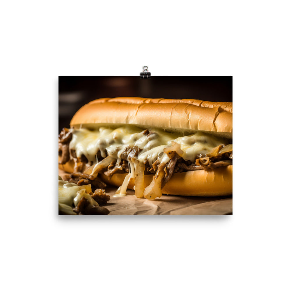 The Classic Philly Cheesesteak photo paper poster - Posterfy.AI