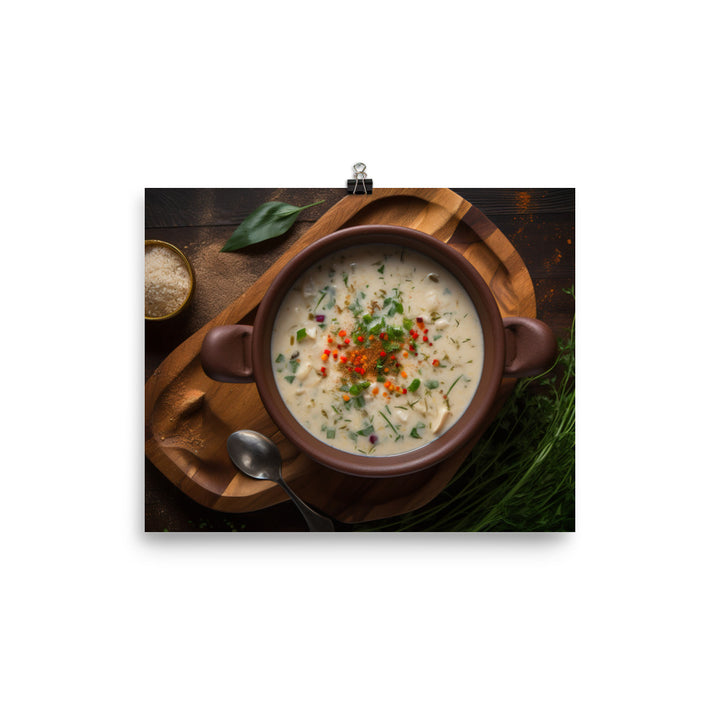 Olympia Oyster Chowder photo paper poster - Posterfy.AI