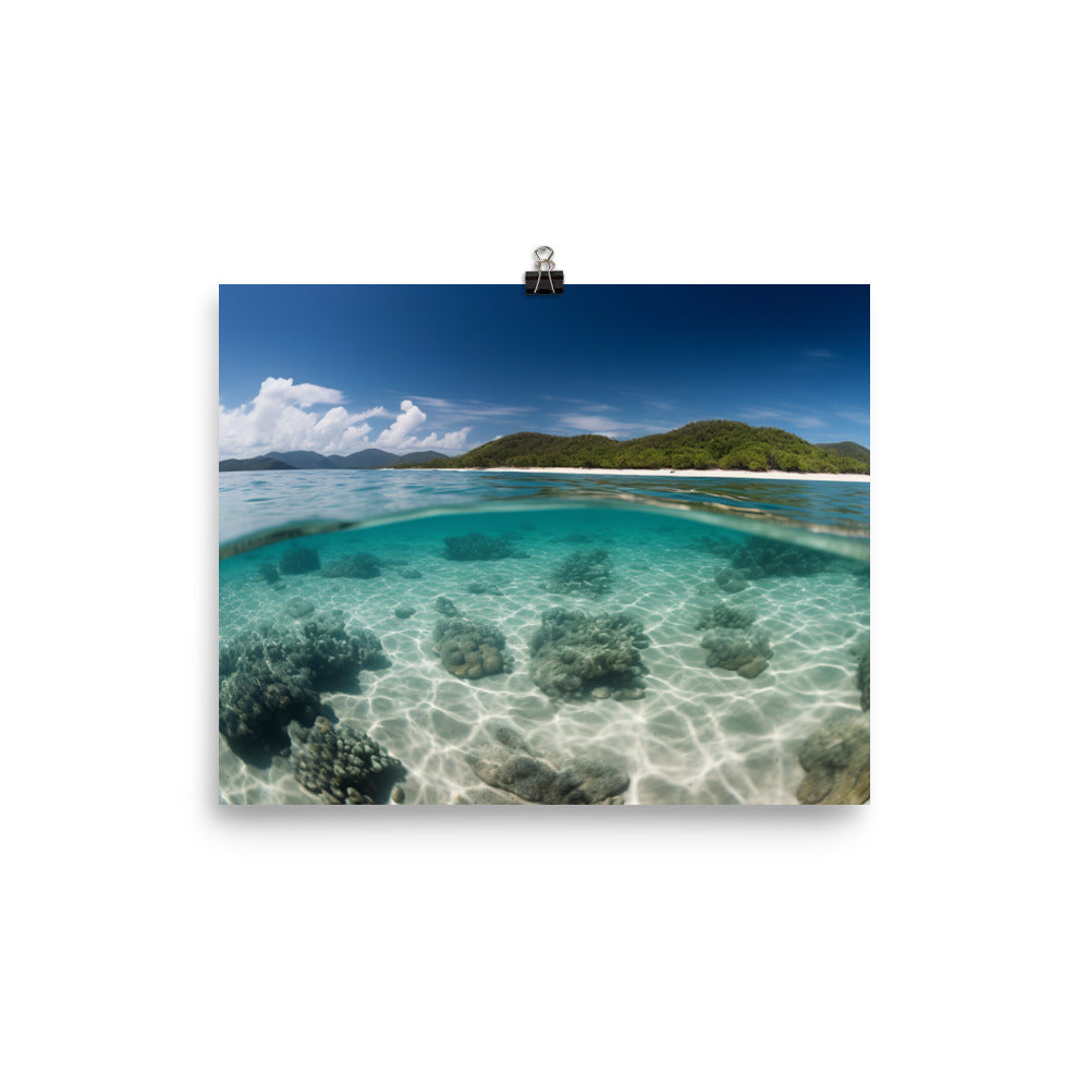 Great Barrier Reef photo paper poster - Posterfy.AI