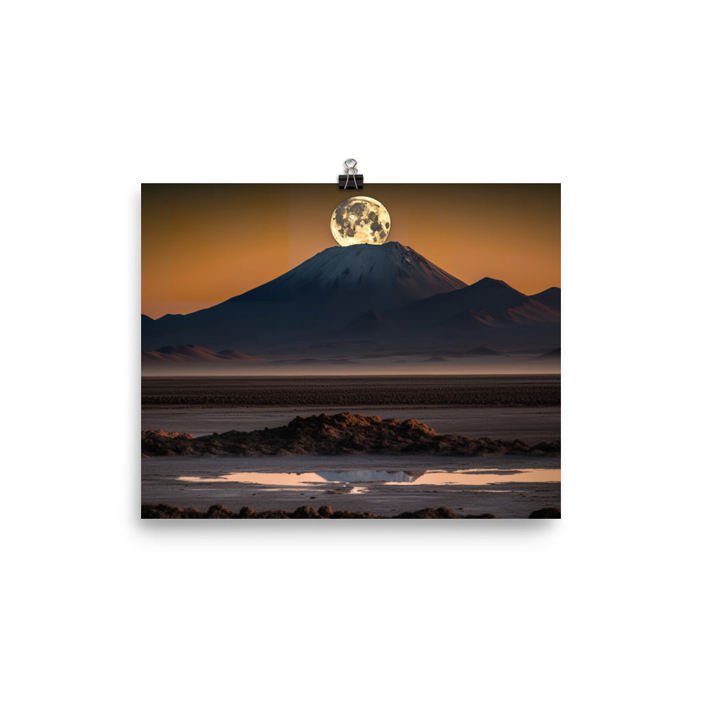 Mystical Beauty of Atacama photo paper poster - Posterfy.AI