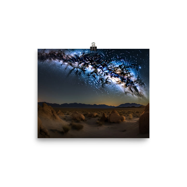 Chiles Desert Night photo paper poster - Posterfy.AI