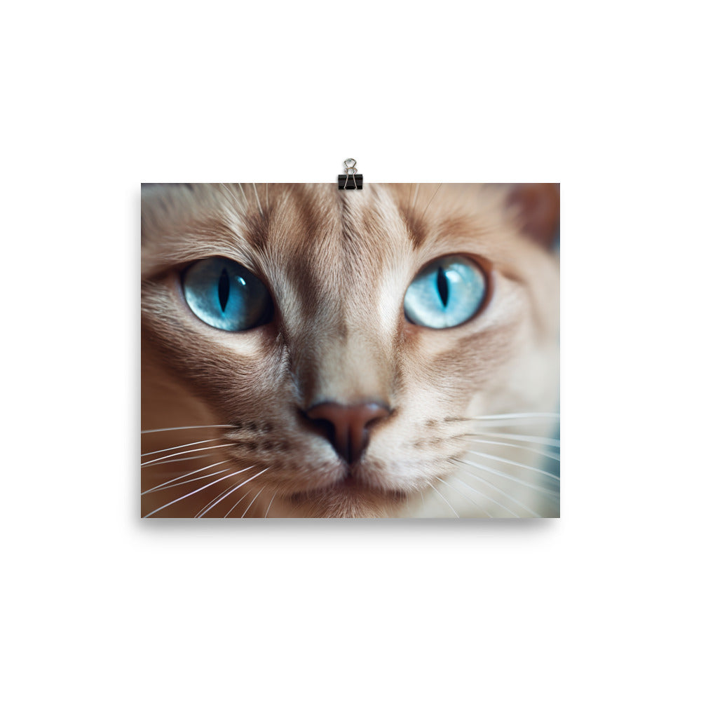Beautiful Tonkinese photo paper poster - Posterfy.AI