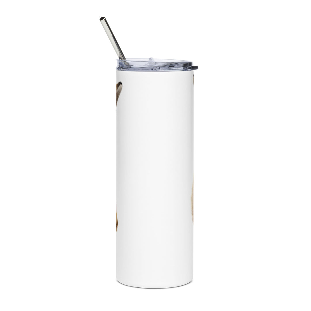 Tan Bunny Tumbler