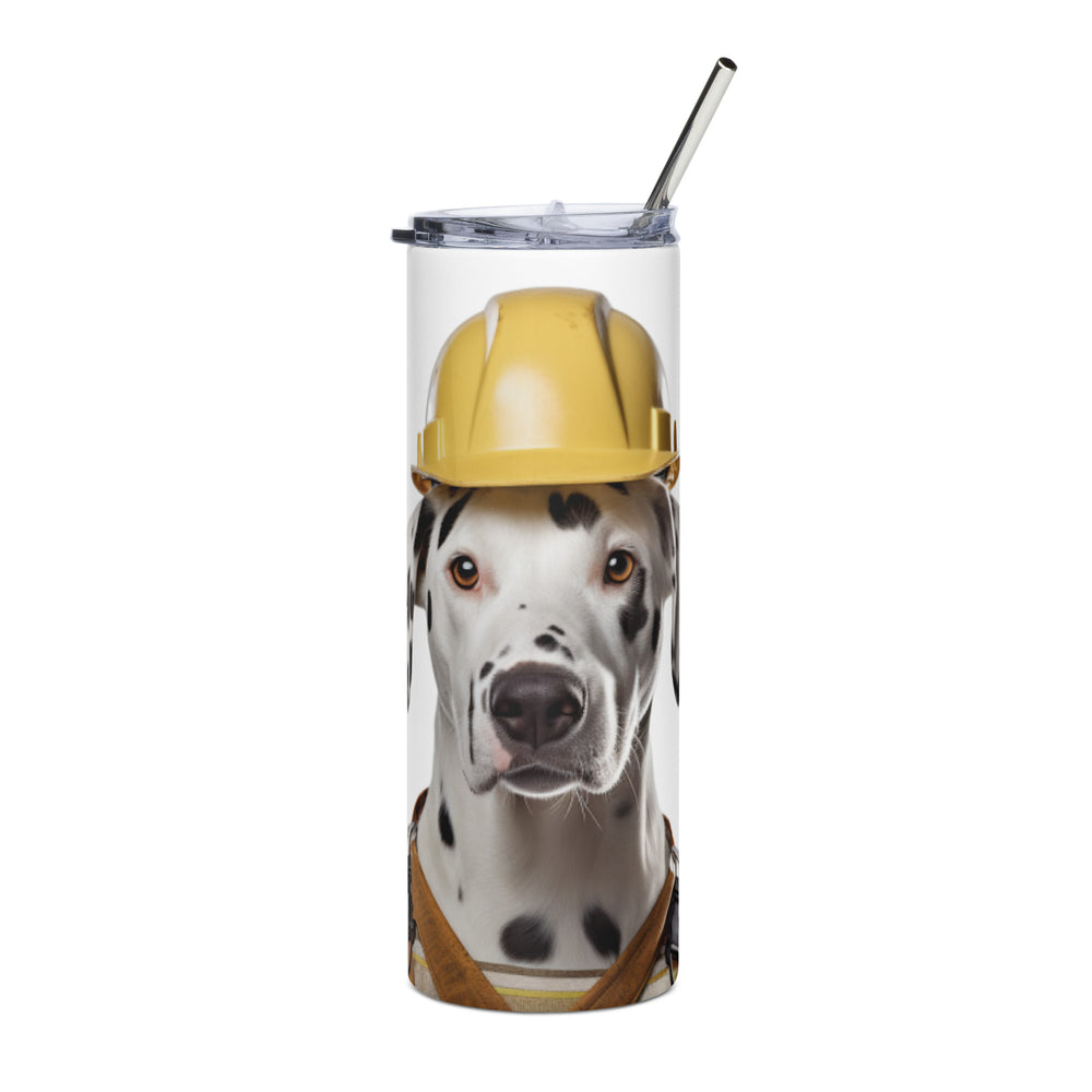 Dalmatian Contractor Tumbler - PosterfyAI.com