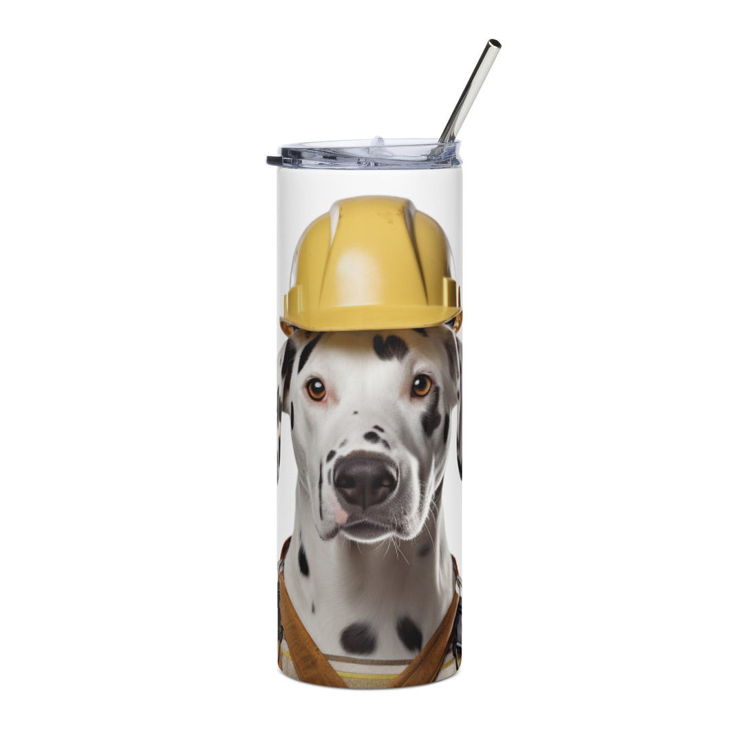 Dalmatian Contractor Tumbler - PosterfyAI.com