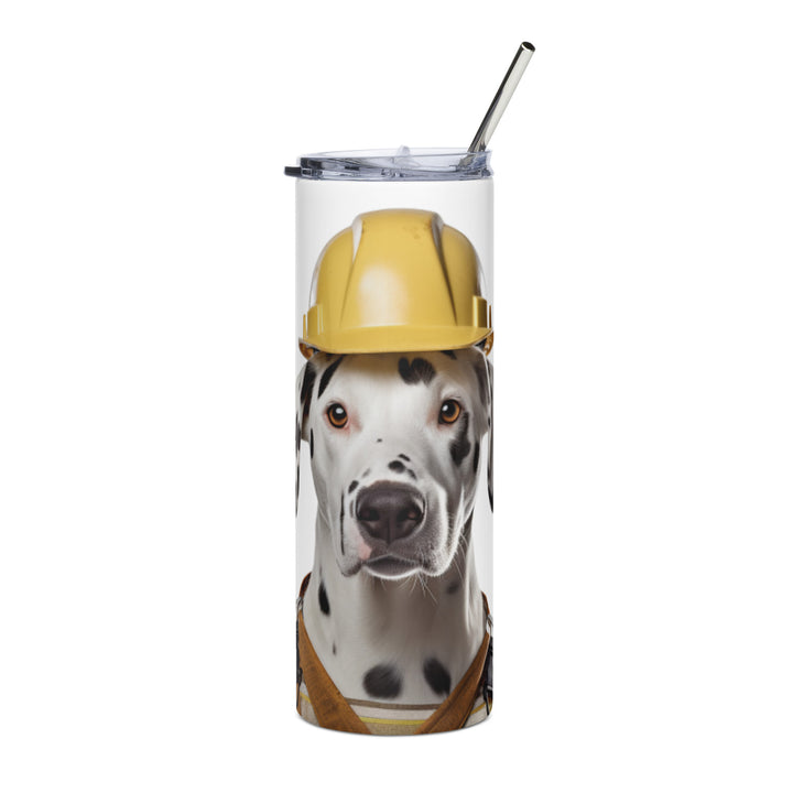 Dalmatian Contractor Tumbler - PosterfyAI.com