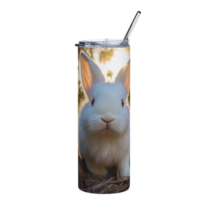 Florida White Bunny Tumbler