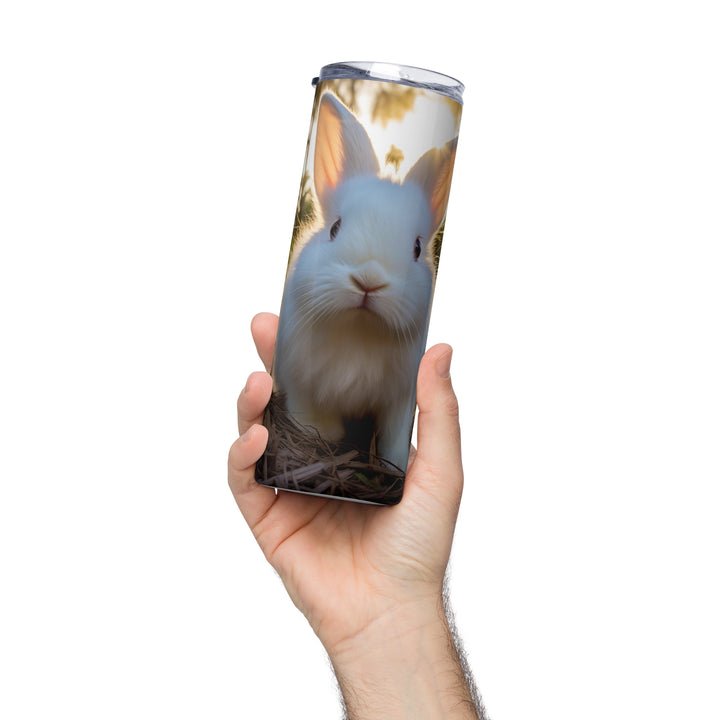 Florida White Bunny Tumbler