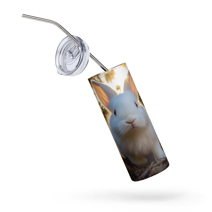 Florida White Bunny Tumbler