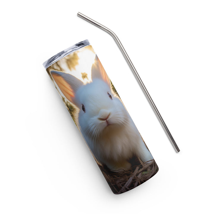 Florida White Bunny Tumbler