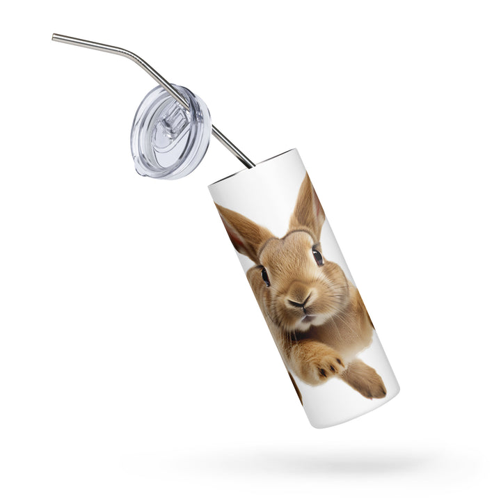 Tan Bunny Tumbler