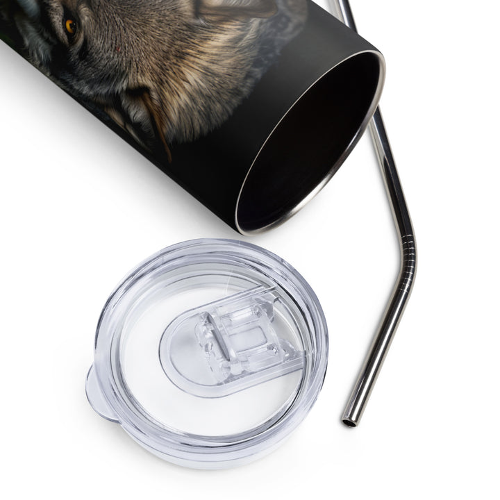 Gray Wolf Tumbler
