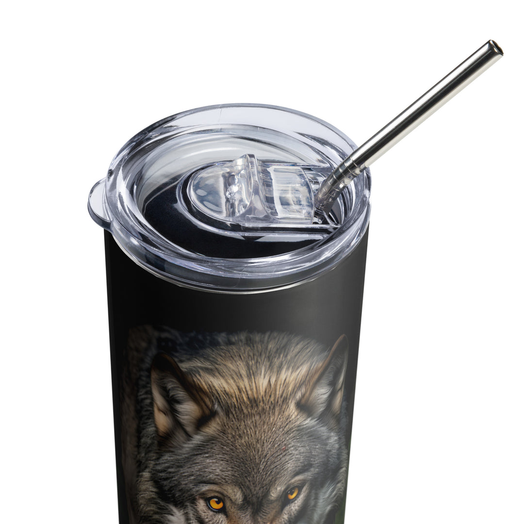 Gray Wolf Tumbler