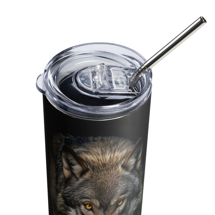 Gray Wolf Tumbler