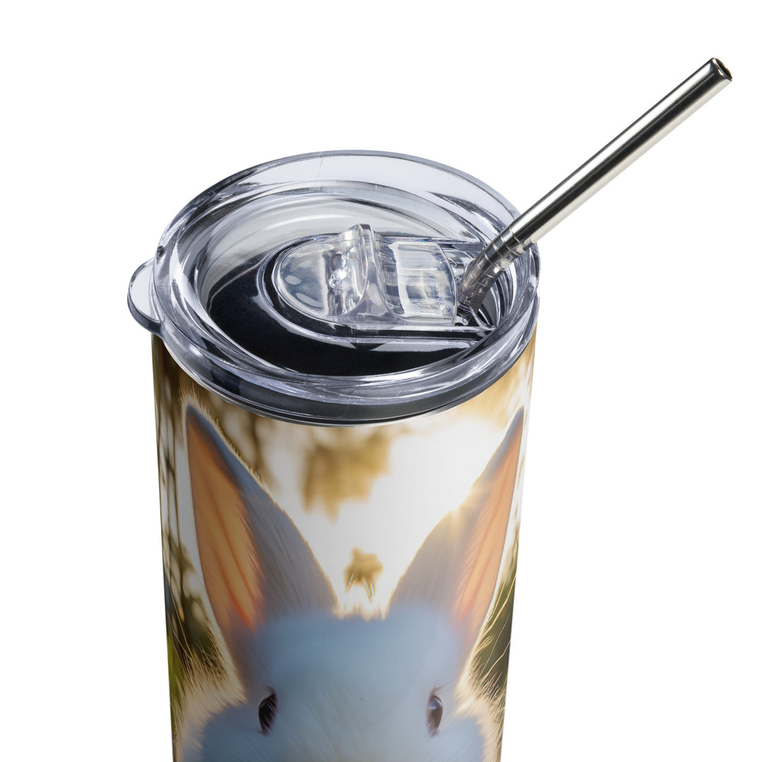 Florida White Bunny Tumbler