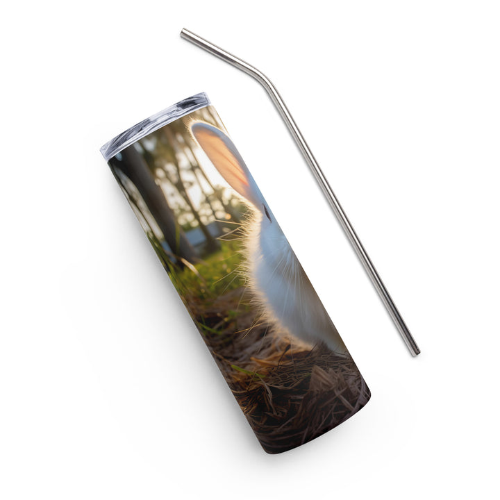 Florida White Bunny Tumbler