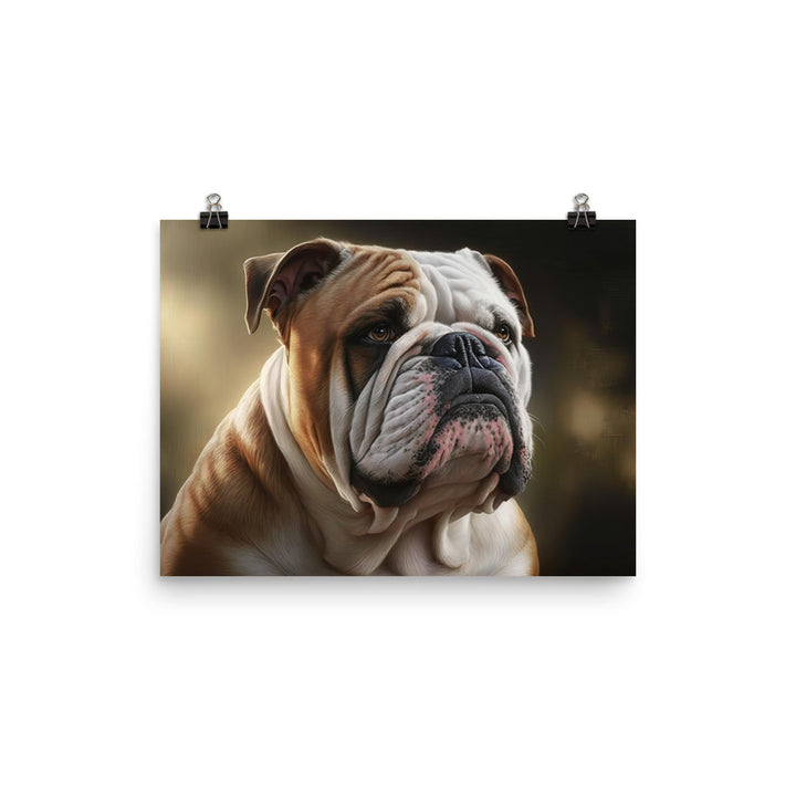 Bulldog photo paper poster - Posterfy.AI