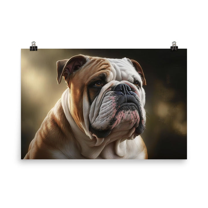 Bulldog photo paper poster - Posterfy.AI