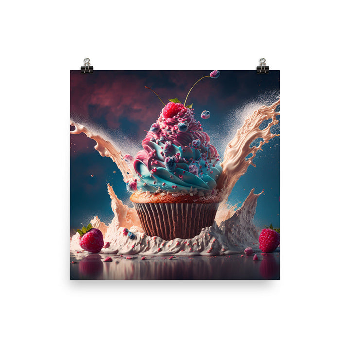 Cupcake photo paper poster - Posterfy.AI