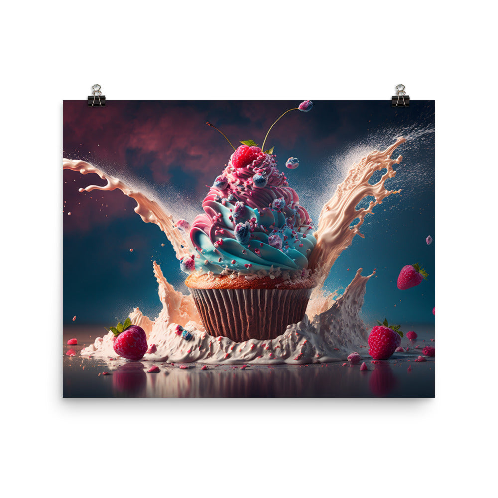 Cupcake photo paper poster - Posterfy.AI